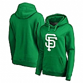 Women San Francisco Giants Fanatics Branded Kelly Green St. Patrick's Day White Logo Pullover Hoodie,baseball caps,new era cap wholesale,wholesale hats